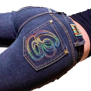Coogi Rainbow Logo Jeans